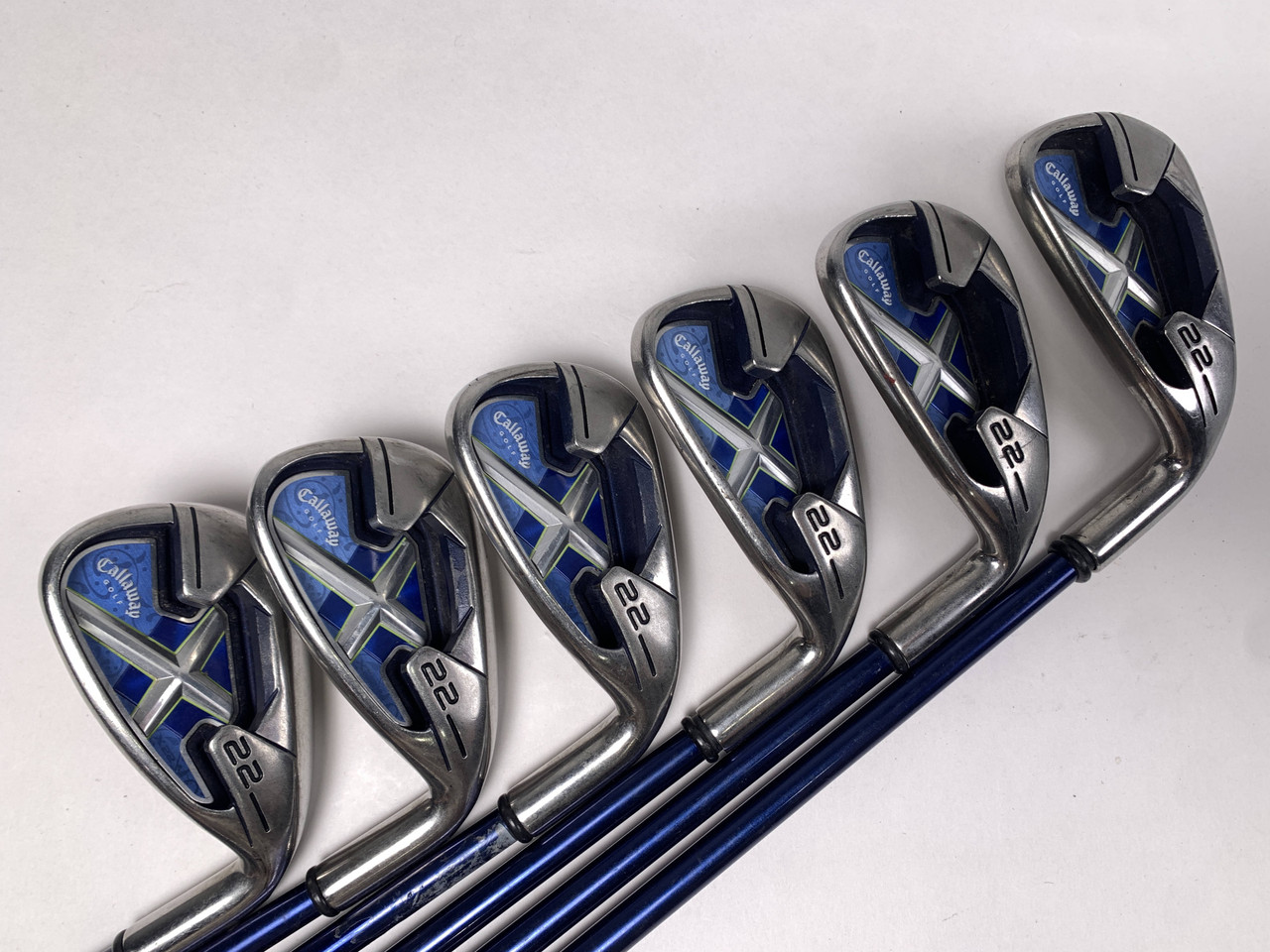 Callaway - Callaway、プロギアレディースアイアン Callaway X-22 Iron Set 5-PW 45g Ladies Graphite Womens RH