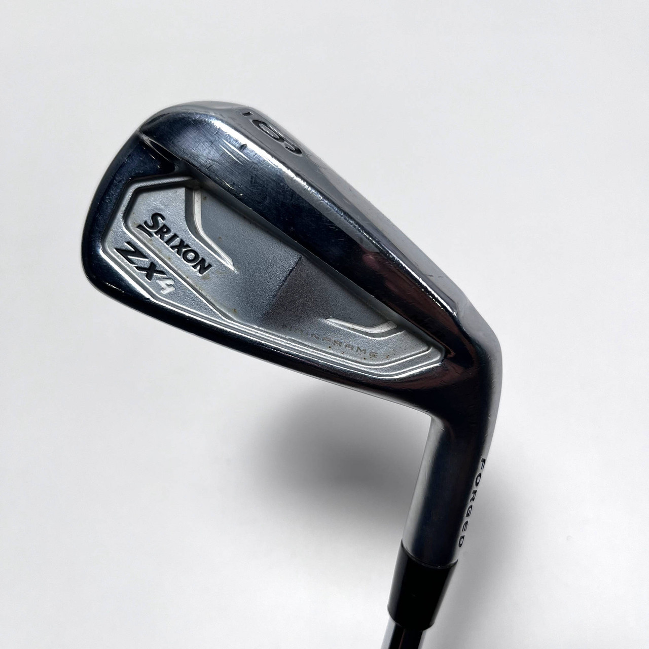 健康アクセサリー Spinor International FORPOST-1 Srixon ZX4 Single 6 Iron KBS Tour Regular Steel Mens RH Midsize