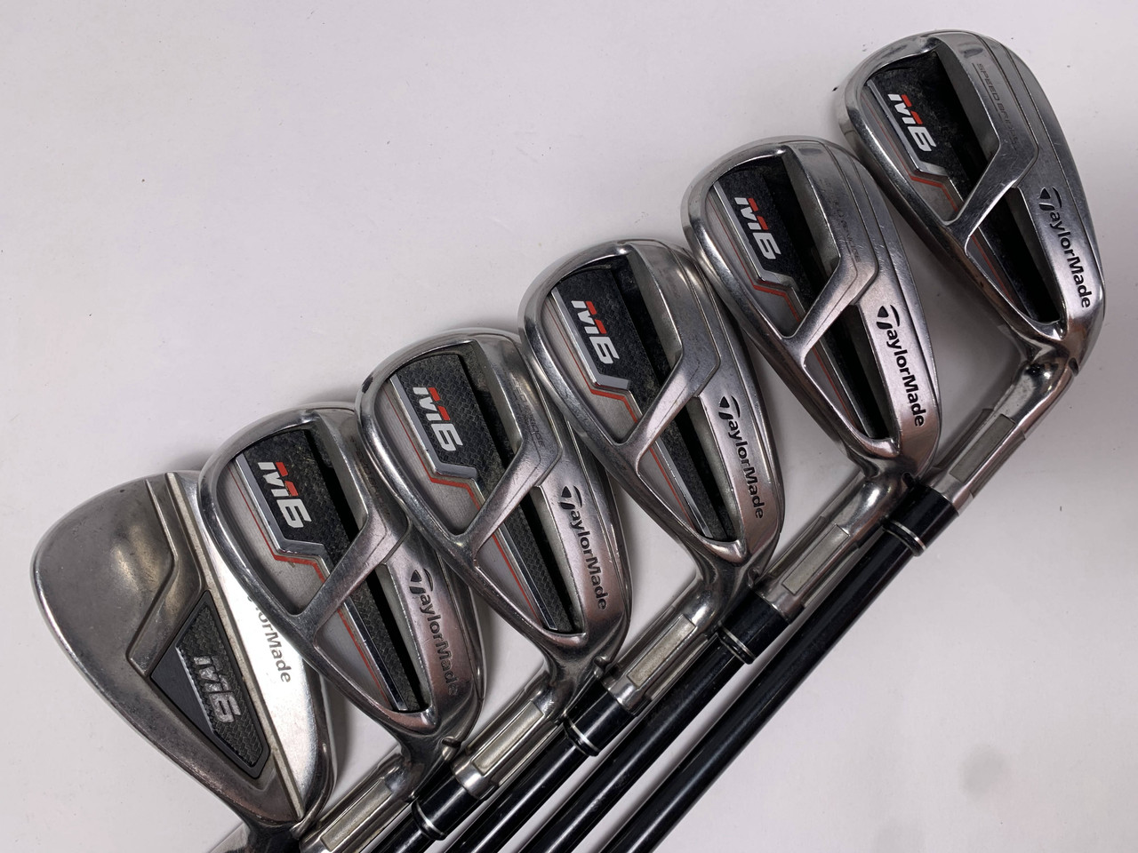TaylorMade M6 Iron Set 6-PW+AW Fujikura Atmos Red 6R Regular