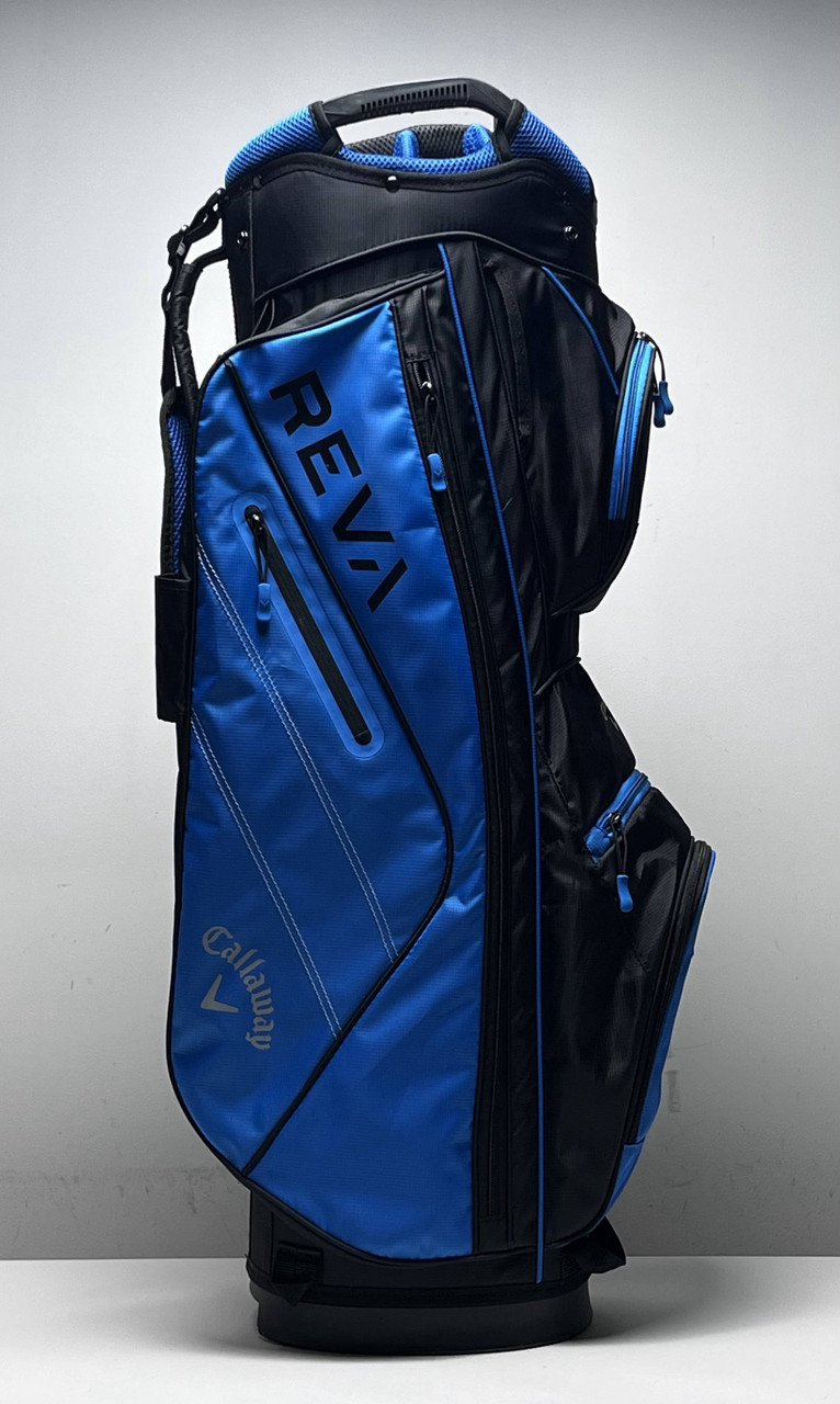 Callaway Reva Ladies Cart Bag Blue 14-Way Divide Single Strap Golf