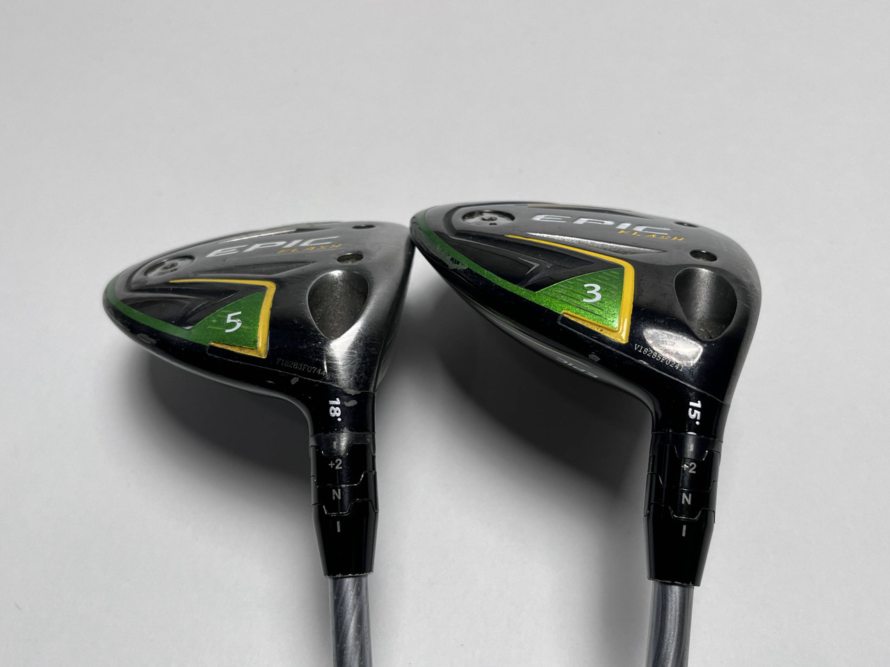 Callaway EPIC Flash 3 & 5 Fairway Wood Set 15* 18* EvenFlow 4.0