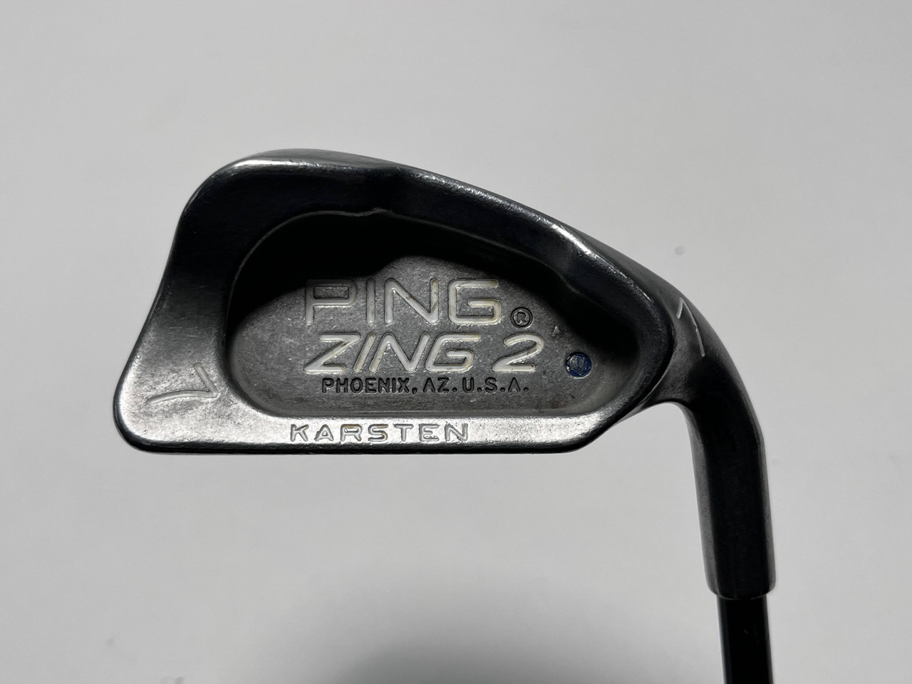 Ping Zing 2 Single 7 Iron Blue Dot 1* Up G Loomis Stiff Graphite