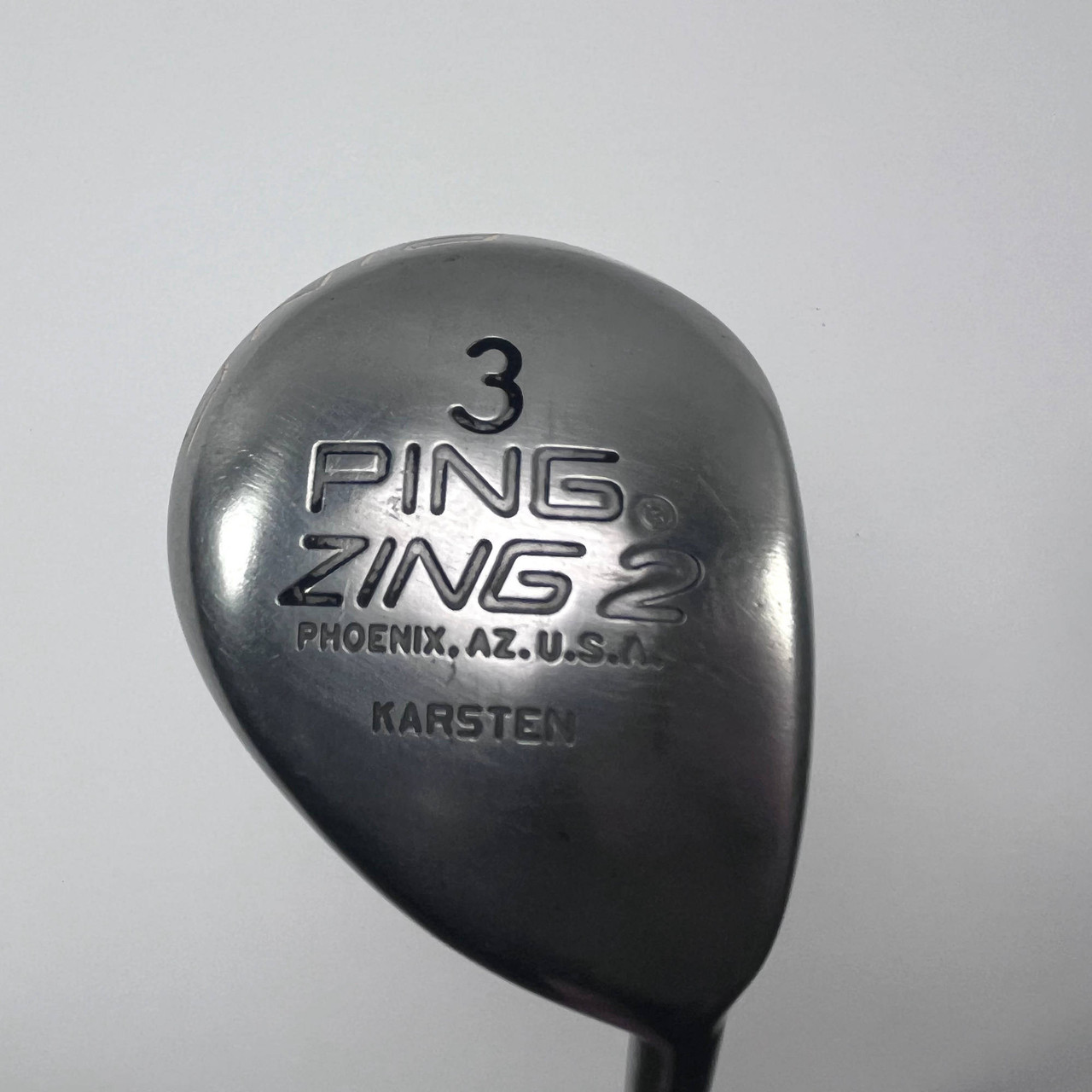 レアなPING ZING2 3wフェアウェイウッド Ping Zing 2 3 Fairway Wood 15* Karsten 101 Regular Graphite Mens