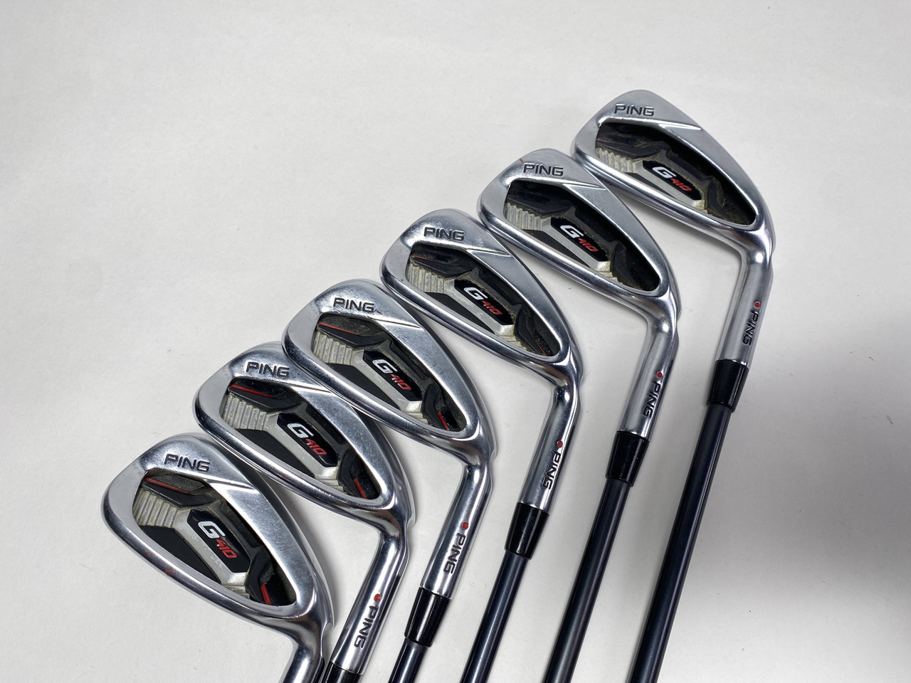 Ping G410 Iron Set 5-PW Red Dot 1* Flat Alta CB AWT Soft Regular