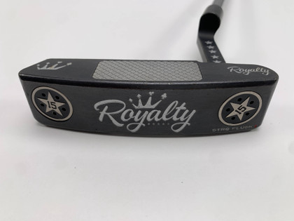 Royalty STR8 Flush Heart Black PVD Putter 35" Mens RH, 1 of 12