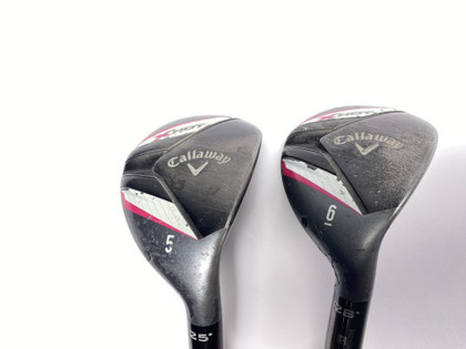 Callaway X Hot 19 Womens 5 & 6 Hybrid Set 25* 28* X Hot 50g Ladies RH, 1 of 12