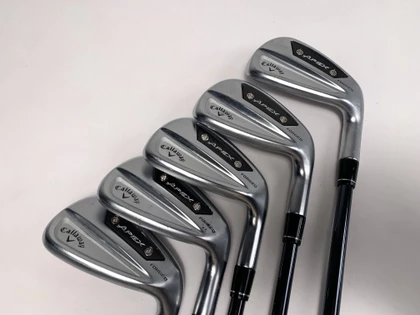 Callaway Apex Ai300 Iron Set 7-PW+AW Recoil Dart 70g Regular Graphite Mens RH, 1 of 12