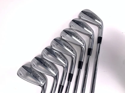 Cobra KING Forged MB 2023 Iron Set 4-PW KBS Tour 130 Extra Stiff Steel Mens RH, 1 of 12