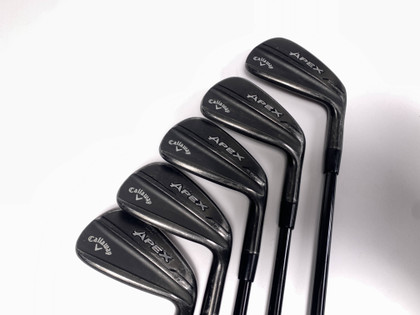 Callaway Apex TI Fusion Iron Set 6-PW KBS $-Taper 120 Stiff Steel Mens RH, 1 of 12