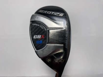Tour Edge Exotics CBX 119 4 Hybrid 22* Project X Even Flow 5.5 85g Regular RH, 1 of 12