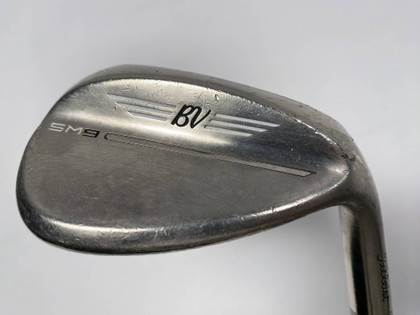 Titleist Vokey SM9 Brushed Steel Wedge 60* 4 Bounce L-Grind Wedge Steel Mens RH, 1 of 12