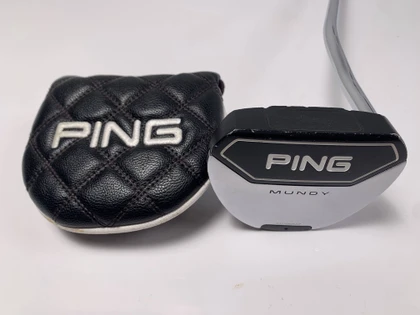 Ping Mundy 2023 Putter 34" Superstroke Pistol Tour Black Dot Mens RH HC, 1 of 12