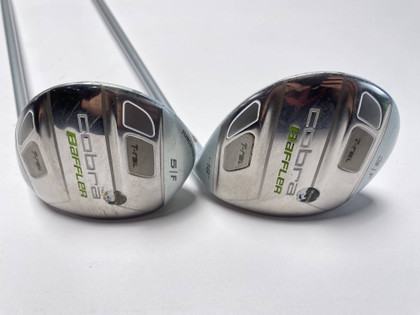 Cobra Baffler T-Rail 3 & 5 Fairway Wood Set 18* 20* Baffler Ladies Mens RH, 1 of 12