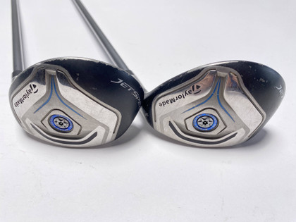 TaylorMade Jetspeed 5 & 6 Hybrid Set 25* 28* VeloxT 45g Ladies Graphite RH, 1 of 12