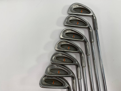 Ping Eye Iron Set 2-PW Orange Dot 2* Flat Karsten Regular Mens RH- Missing 6,8 i, 1 of 12