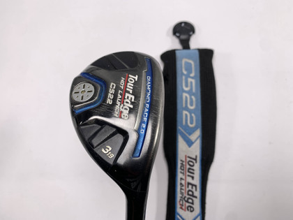 Tour Edge Hot Launch C522 3 Hybrid 19*  Fubuki HL Series 55g Regular Mens RH HC, 1 of 12
