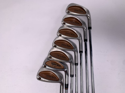 TaylorMade Burner Oversize Iron Set 3-9 Bubble S-90 Stiff Steel Mens RH, 1 of 12