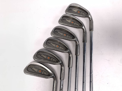 Ping Eye 2 Iron Set 3-9 Orange Dot 2* Flat Karsten ZZ-Lite Stiff RH No 5 iron, 1 of 12
