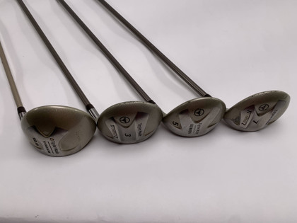 TaylorMade Ti Bubble 2 Wood Set 3 5 7 | 12* 15* 18* 21* Bubble 2 60g Ladies RH, 1 of 12