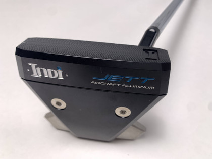 Indi Jett Black Mallet Putter 34" Milled Face Mens RH, 1 of 12