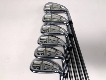Callaway Rogue Pro Iron Set 6-PW+AW Aldila Synergy 60g Regular Graphite Mens RH, 1 of 12