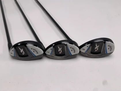 Callaway XR16 OS Hybrid Set 4 5 6 24* 27* 30* Bassara 50x5ct Ladies Graphite RH, 1 of 12