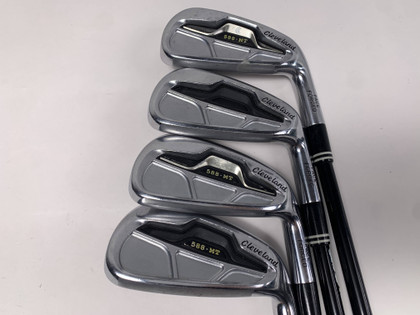 Cleveland 588 MT Iron Set 6-PW UST Mamiya Action Lite 55g Regular Mens RH- no 9i, 1 of 12