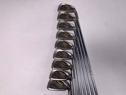 Ping i3 Blade Iron Set 2-PW White Dot 3* Up Cushin JZ Regular Steel Mens RH, 1 of 12