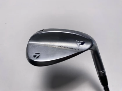 TaylorMade Milled Grind 3 Raw Chrome Lob Wedge LW 58* 8 DG X100 Mens RH, 1 of 12