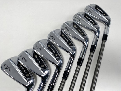 Callaway Apex Ai150 Iron Set 4-PW AeroTech SteelFiber i95 CW 95g Stiff Mens RH, 1 of 12