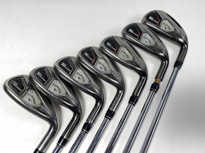 Callaway Big Bertha 2015 Iron Set 6-PW+AW+SW SpeedStep Stiff Steel Mens RH, 1 of 12