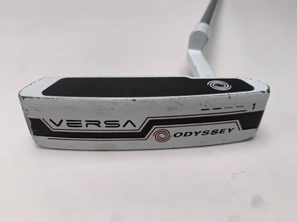Odyssey Versa 1 White Black White Putter 35" Mens RH, 1 of 12