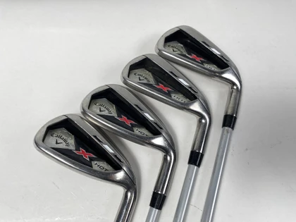 Callaway X Hot 19 Iron Set 6-9 X Hot 75g Regular Graphite Mens RH, 1 of 12