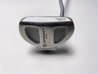 Odyssey White Hot 2-Ball Mid Putter 40.5" Mens RH - NEW Long Grip, 1 of 12