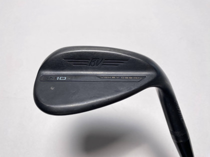 Titleist Vokey SM10 Jet Black Wedge 56* 10 Bounce S-Grind Wedge Steel Mens RH, 1 of 12
