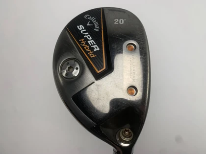 Callaway Super 3 Hybrid 20* AeroTech SteelFiber hls780 F2 Senior RH Midsize Grip, 1 of 12
