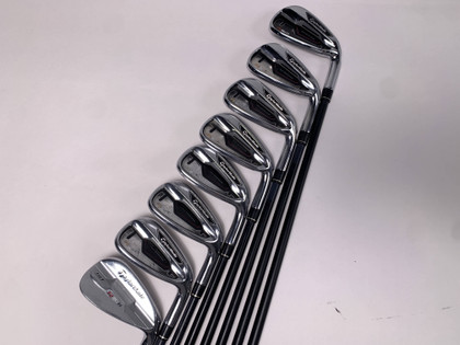 TaylorMade RSi 1 Iron Set 4-PW+AW REAX 65g Regular Graphite Mens RH, 1 of 12