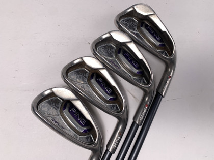 Ping Serene Iron Set 7-PW Red Dot Accra 50i 50g Regular Graphite Mens RH, 1 of 12