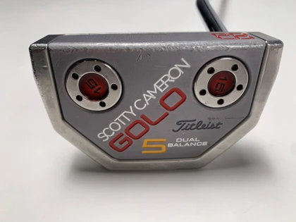 Scotty Cameron Golo 5 Dual Balance 2015 Putter 37.5" Mens RH - NEWW LONG GRIP, 1 of 12