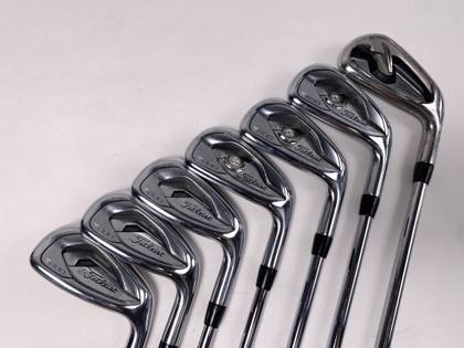 Titleist T200 / T300 Iron Set 4-PW True Temper AMT Red S300 Stiff Steel Mens RH, 1 of 12