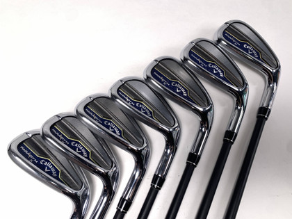 Callaway Paradym X Iron Set 7-PW+AW+51+56 Cypher 5.0 50g Senior Graphite Mens RH, 1 of 12