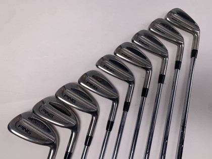 Ping S59 Iron Set 2-PW Orange Dot Cushin Stiff Steel Mens RH 2* Flat, 1 of 12
