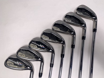 Callaway XR Iron Set 4-PW True Temper SpeedStep 80g Regular Steel Mens RH, 1 of 12