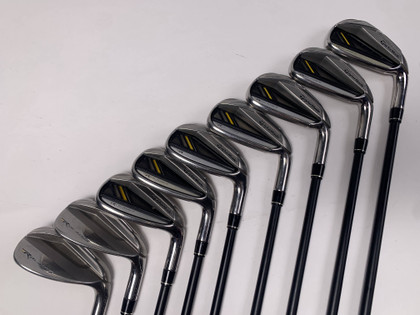 TaylorMade RocketBladez Iron Set 4-PW+AW+SW 65g Regular Graphite Mens RH, 1 of 12