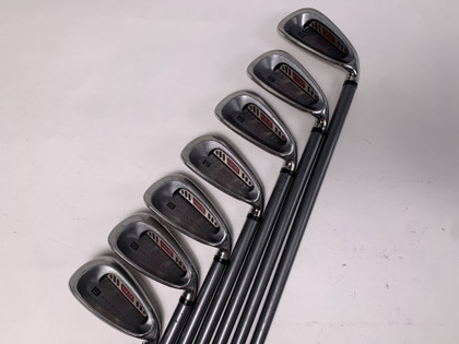 Wilson Deep Red Iron Set 4-PW+SW Tri-Ply Fat Shaft Ladies RH No 7 iron, 1 of 12