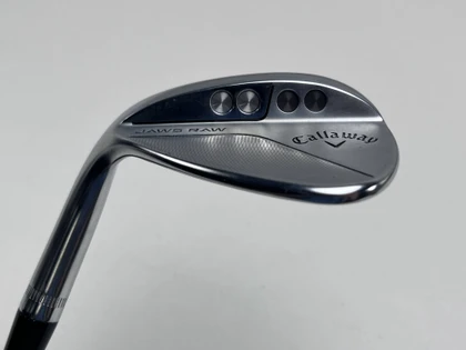 Callaway Jaws Raw Full Toe Chrome Lob Wedge LW 58* 10J DG Spinner VSS 115g LH, 1 of 12