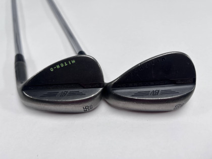Titleist Vokey SM8 Jet Black Wedge Set 56* 10 60* 10 Wedge Steel Mens RH, 1 of 12