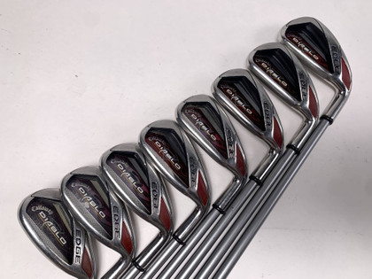 Callaway Diablo Edge Iron Set 4-PW+SW 55g Ladies RH Undersize Grips, 1 of 12