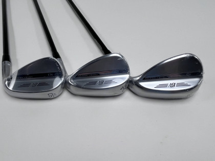 Titleist Vokey SM10 Chrome Wedge Set 50* 12 | 54* 12 | 58* 10 Senior Graphite RH, 1 of 12