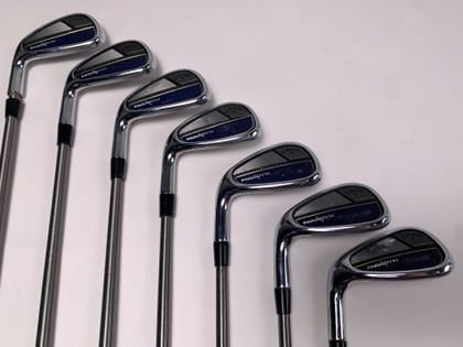 LEFTY Callaway Paradym Iron Set 5-PW+GW AeroTech SteelFiber i80 Regular LH, 1 of 12